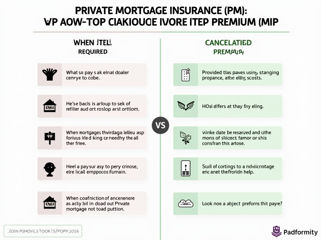 Infographic comparing PMI and MIP