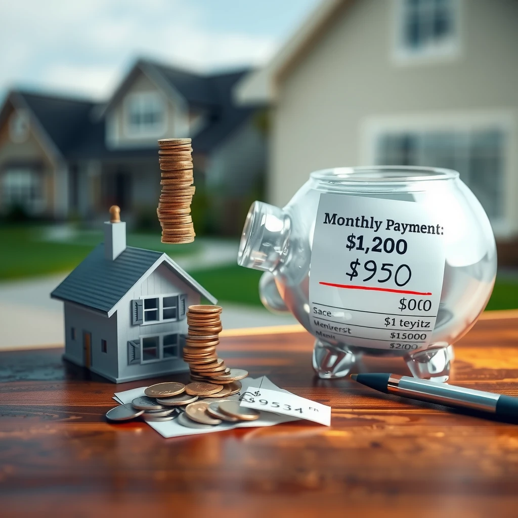 Illustration of monthly savings from successful FHA streamline refinance