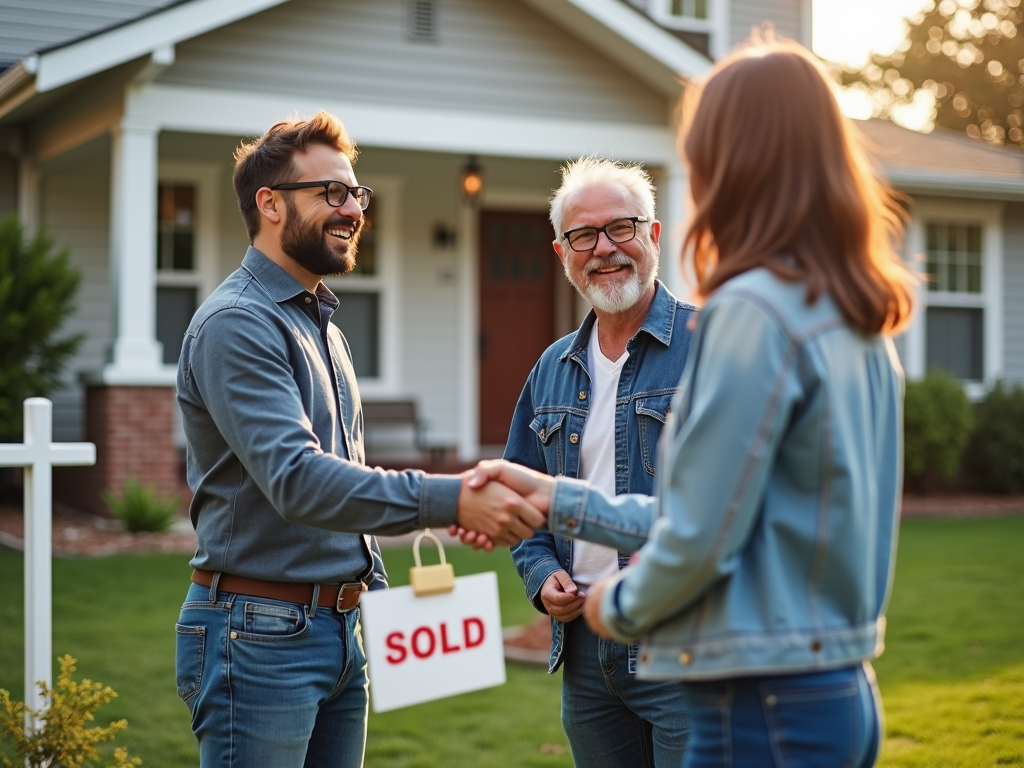 Couple closing on their first home