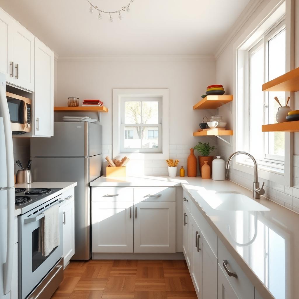 Clean and functional kitchen prepared for FHA appraisal