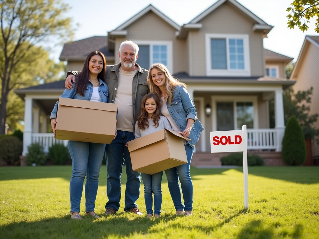 Family moving into new home