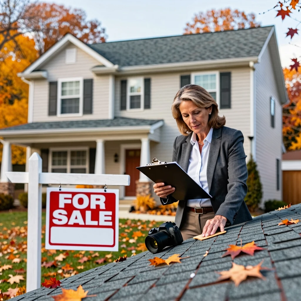 Appraiser examining the exterior of a home to meet FHA appraisal standards
