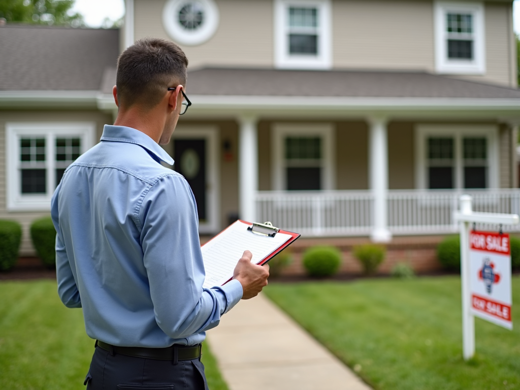 FHA-approved appraiser evaluating a property for loan eligibility