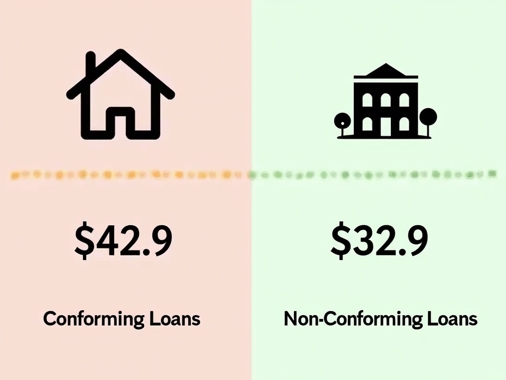 Infographic comparing conforming and non-conforming loans