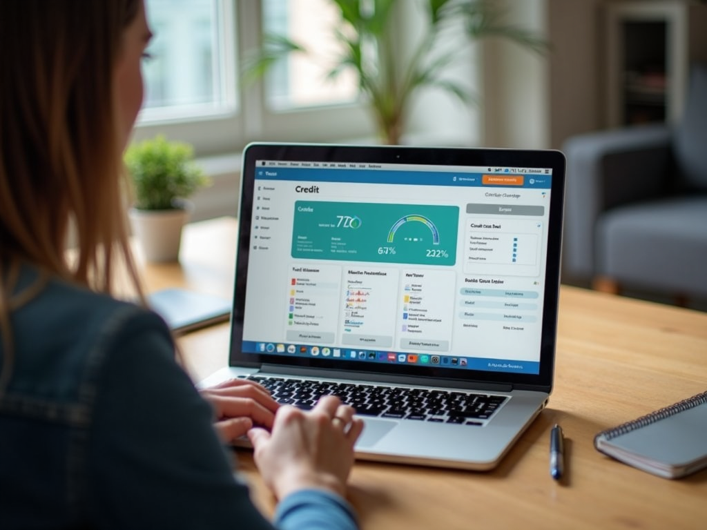 Reviewing credit report to prepare for mortgage application