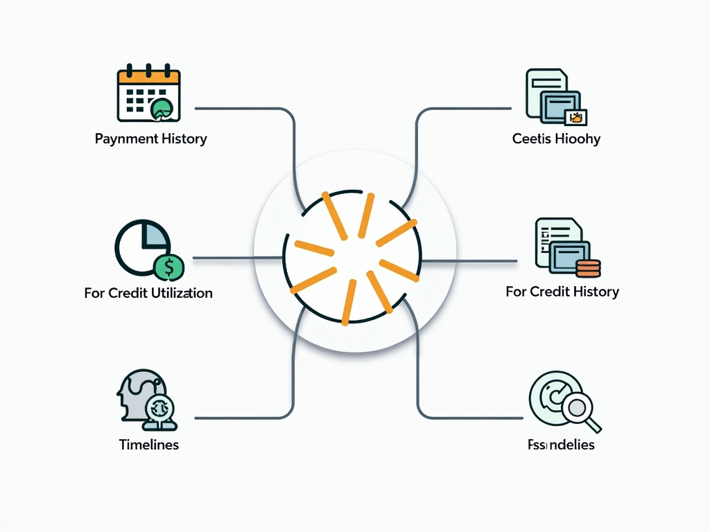 Infographic of factors affecting credit score