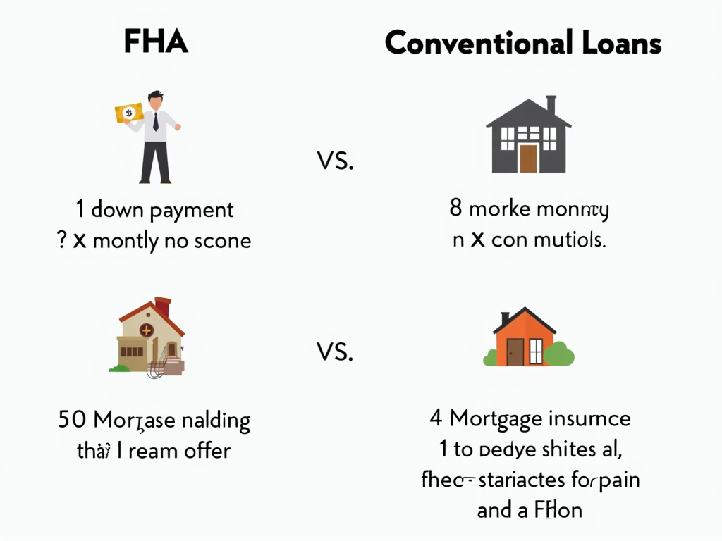 FHA vs. conventional loan comparison