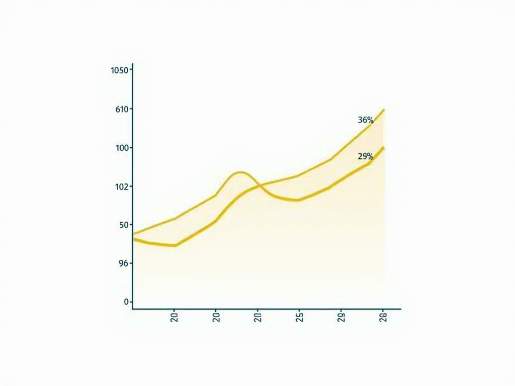 Graph of mortgage interest rate trends over the past decade