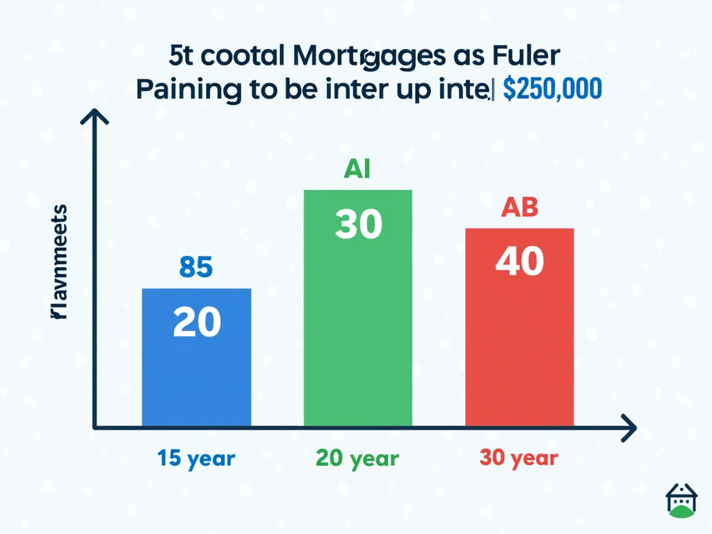 Bar graph of mortgage term comparisons