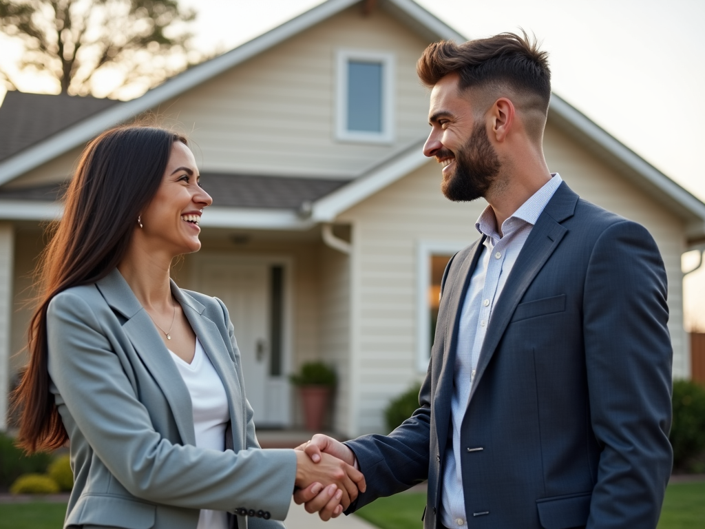 Mortgage broker building a relationship with a client