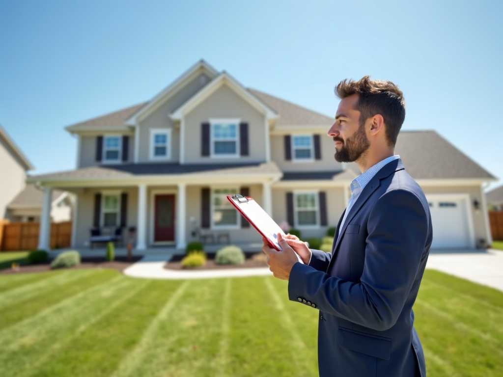 FHA appraiser inspecting a home