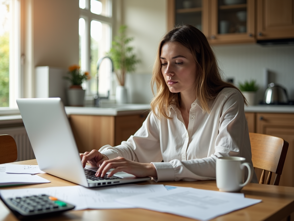 A homebuyer calculating mortgage insurance premium costs.