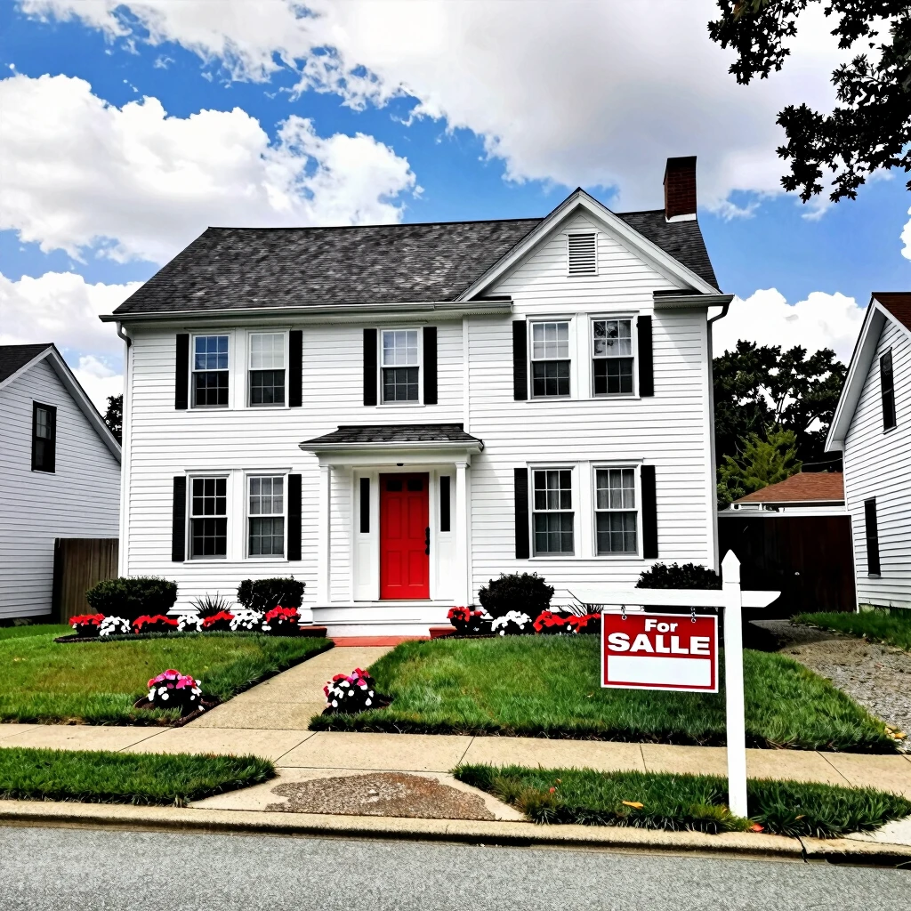Well-maintained suburban home exterior prepared for appraisal