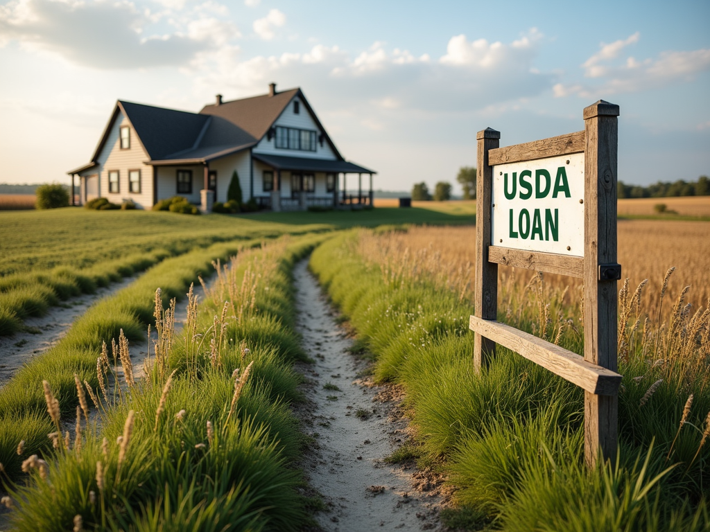 Rural house with a USDA loan