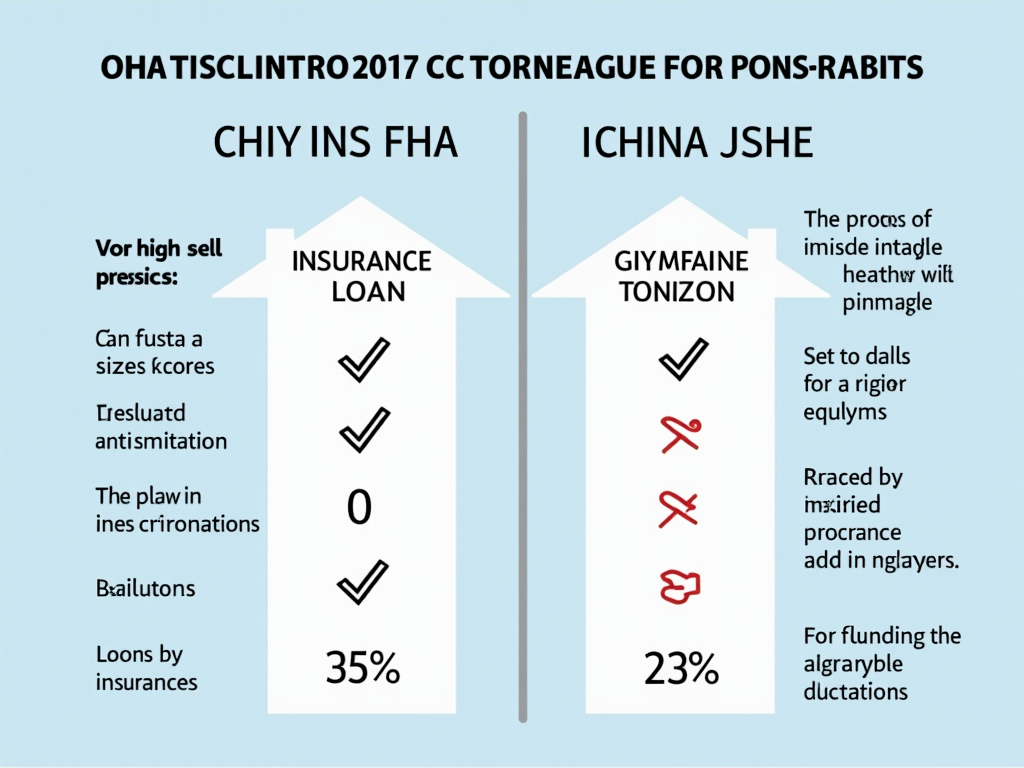 Infographic comparing FHA and conventional loan features.