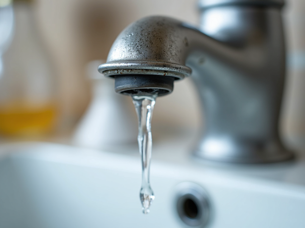 Leaky faucet in need of repair