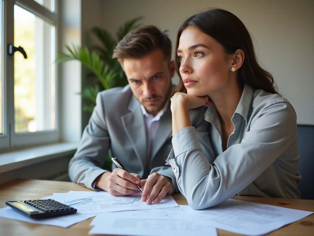 Person comparing mortgage options