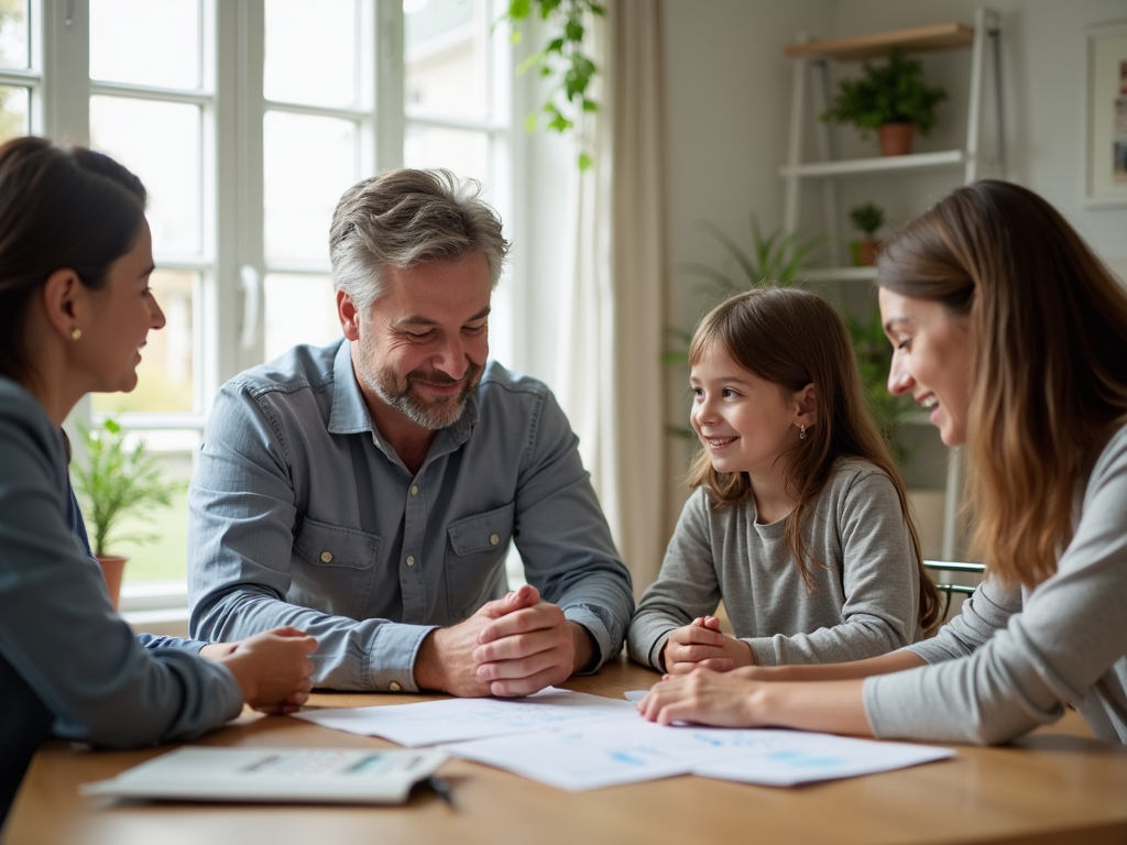 A family explores mortgage alternatives.