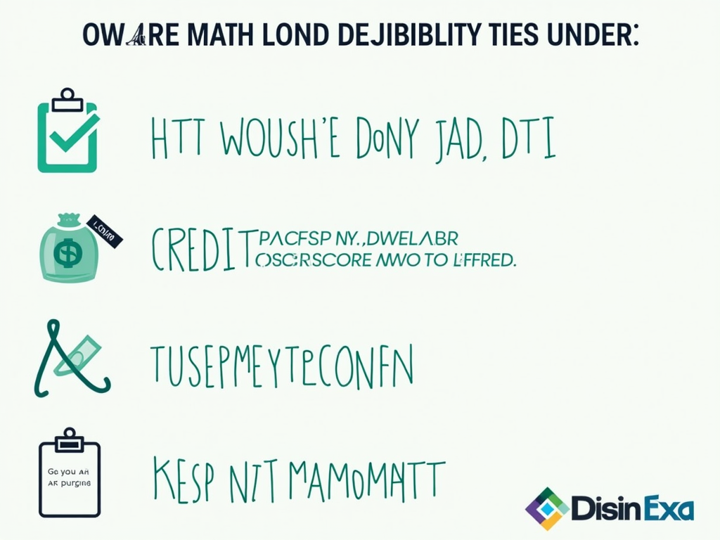 FHA loan eligibility checklist.