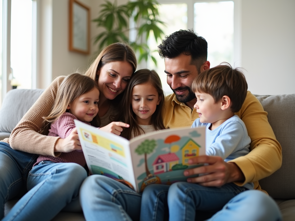 Family learning about FHA loan assistance programs