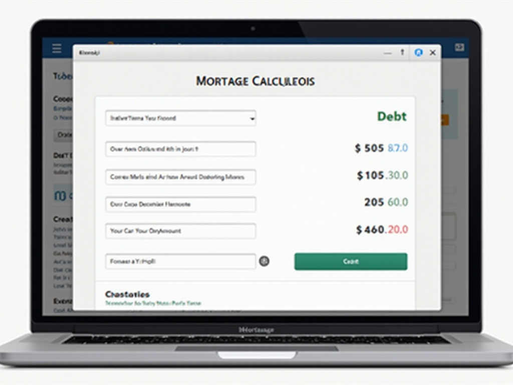 Using a mortgage calculator to plan an FHA mortgage budget.