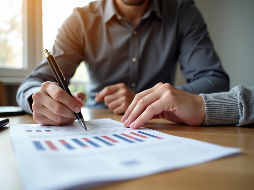 Signing FHA refinance paperwork