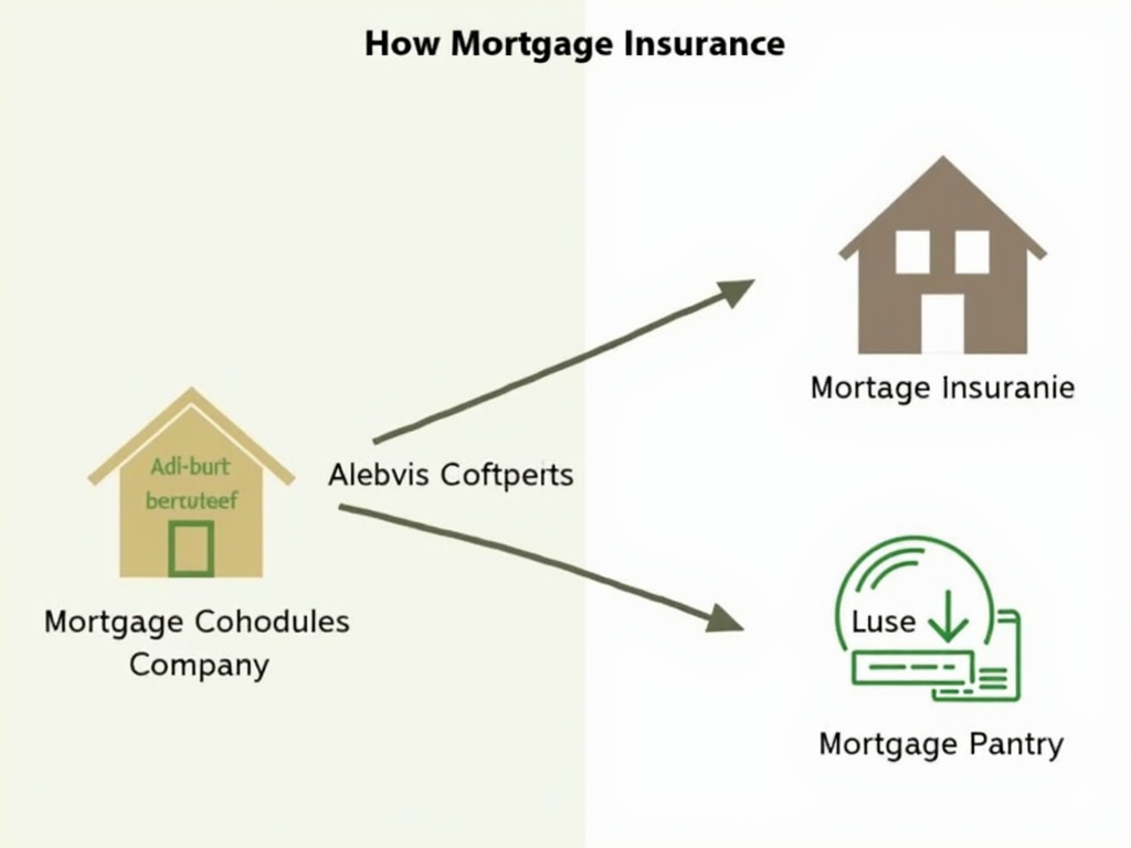 Diagram of mortgage insurance process