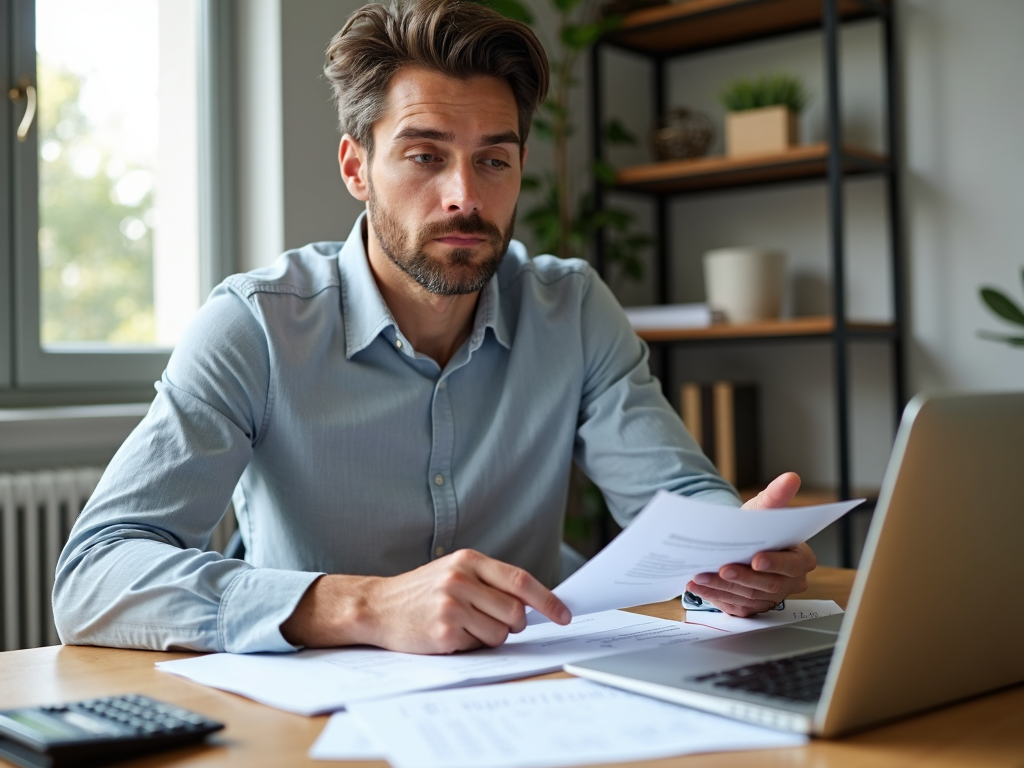 Homeowner evaluating FHA loan refinancing options