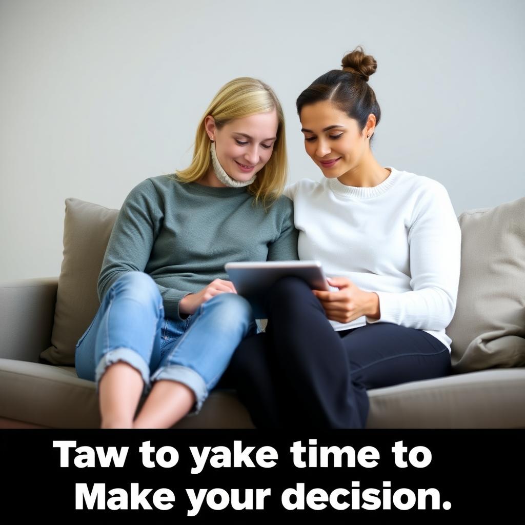 Couple considering their options