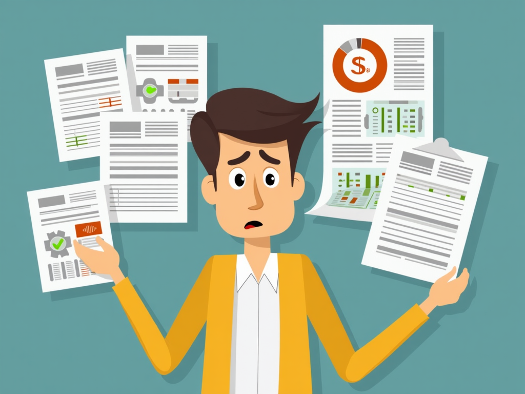 Person reviewing multiple credit score reports