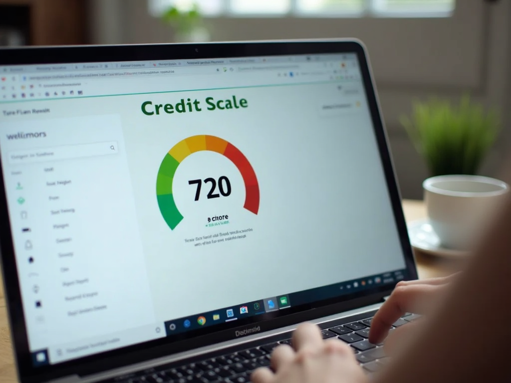 Celebrating an improved credit score.