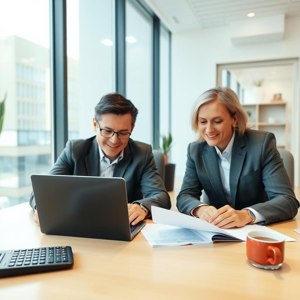 Person meeting with a lender to review mortgage documents