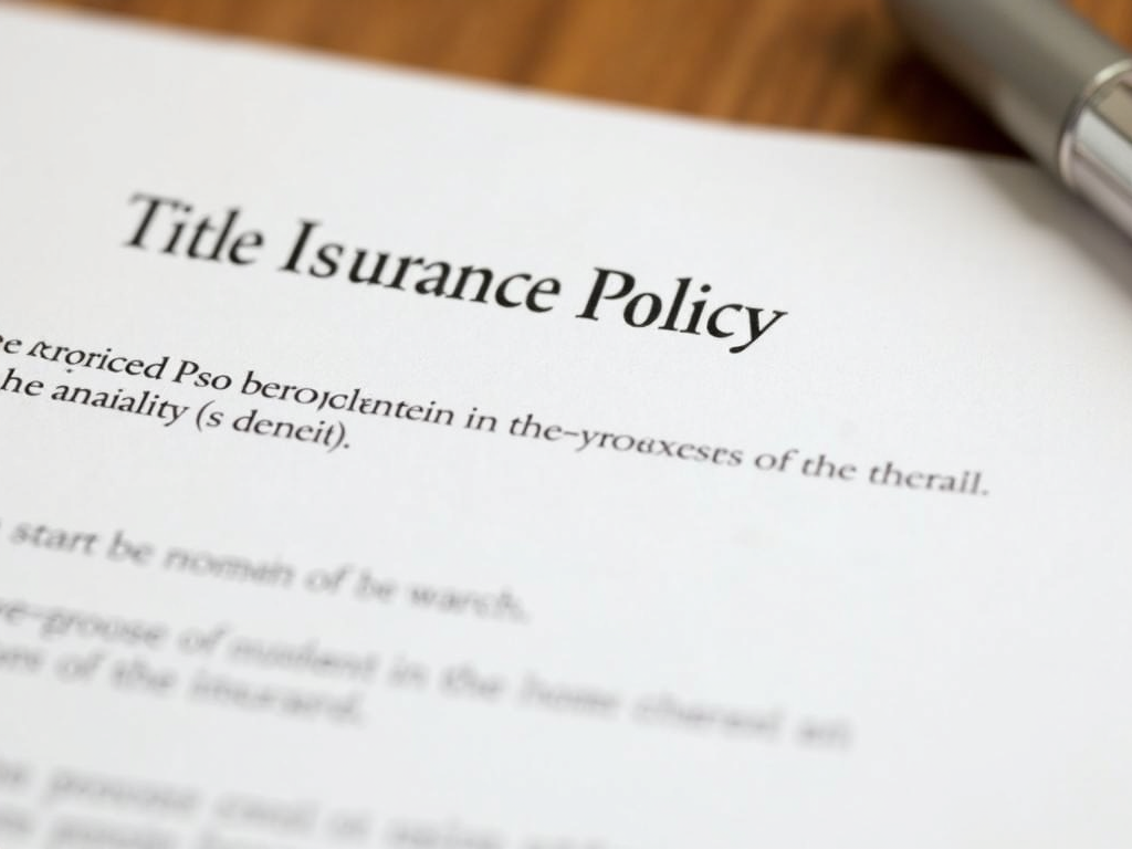 Title insurance policy