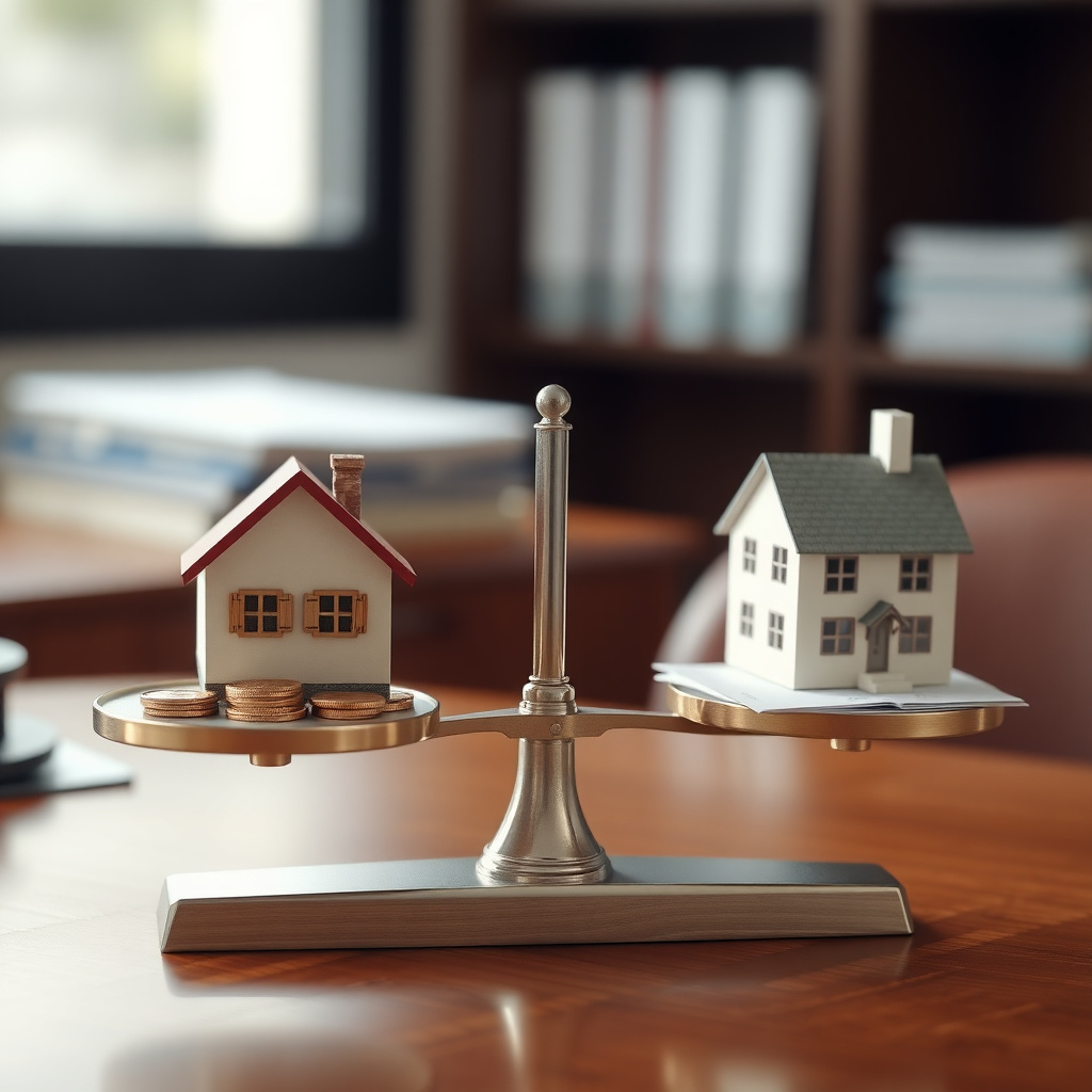 Scale balancing FHA and conventional mortgage factors