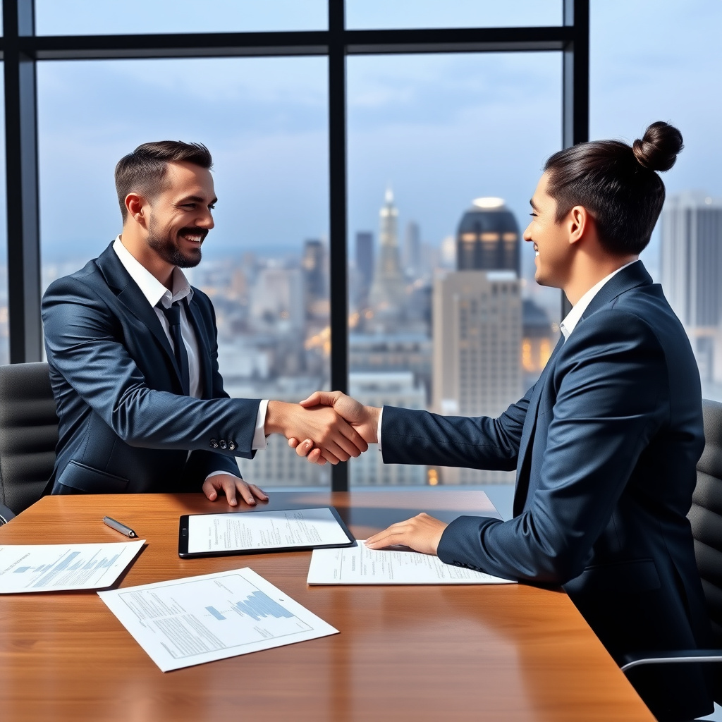Client and mortgage broker discussing loan options