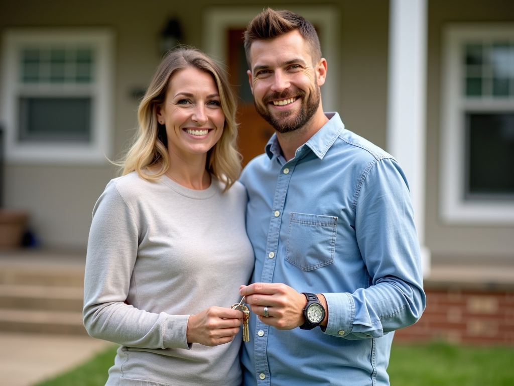 A couple sharing their success story with a USDA loan