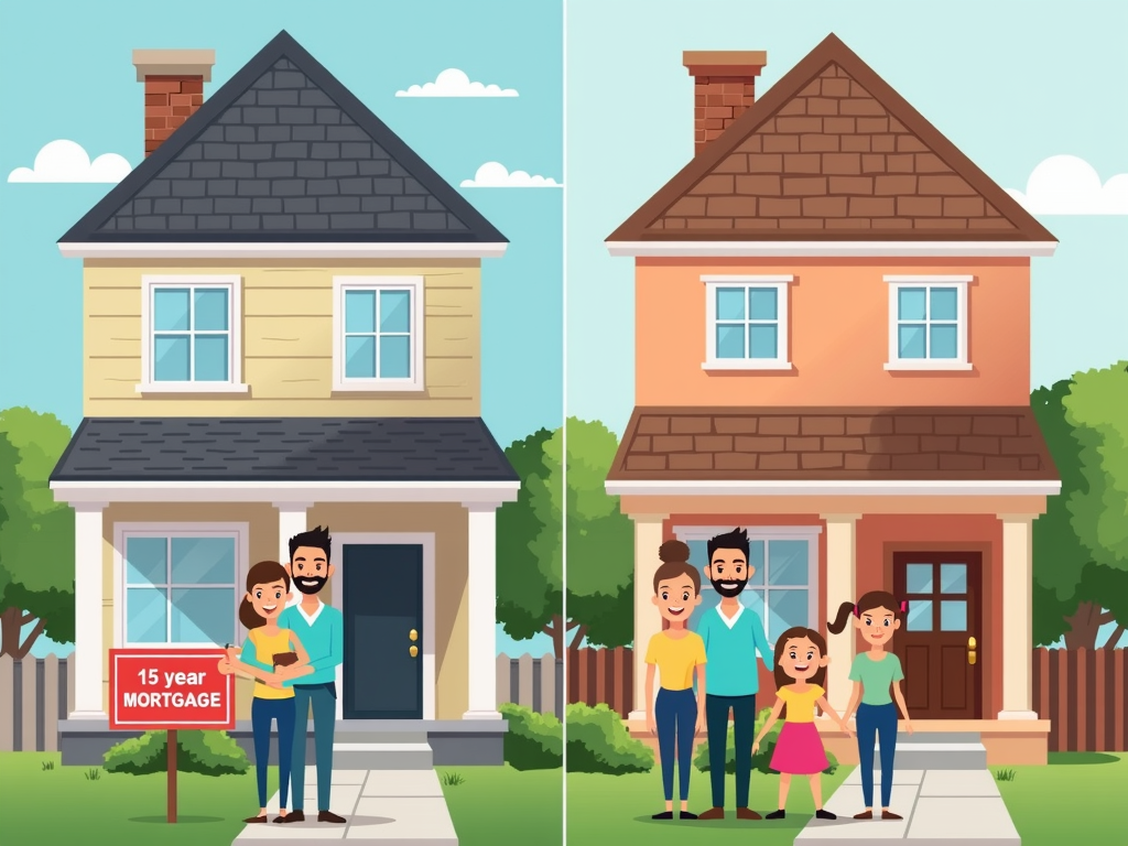 Comparison of 15-year and 30-year mortgage options