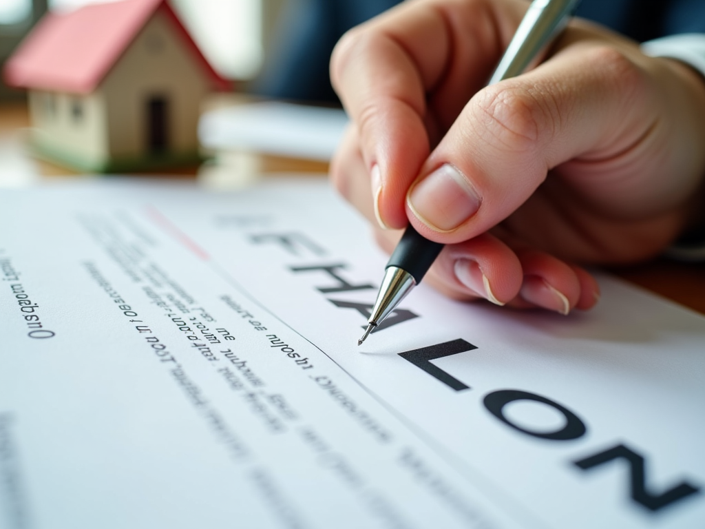 Signing FHA loan documents