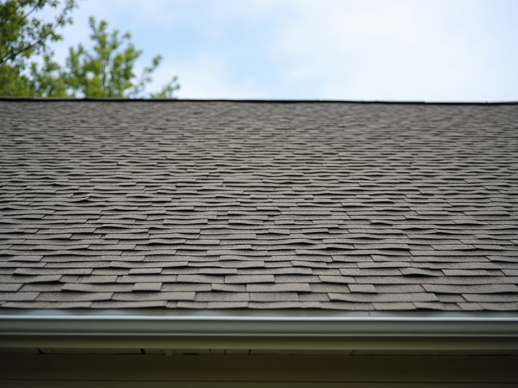 A roof ready for a home inspection.