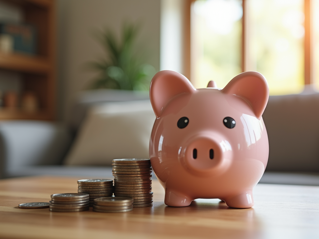 Piggy bank for home savings