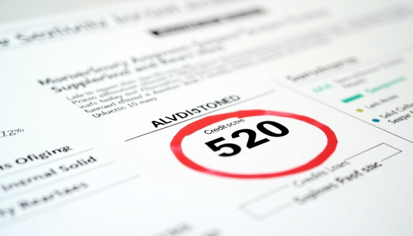 Credit report showing a score of 620