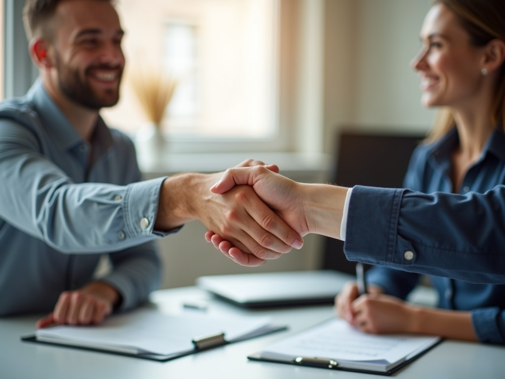 Consulting with a mortgage advisor