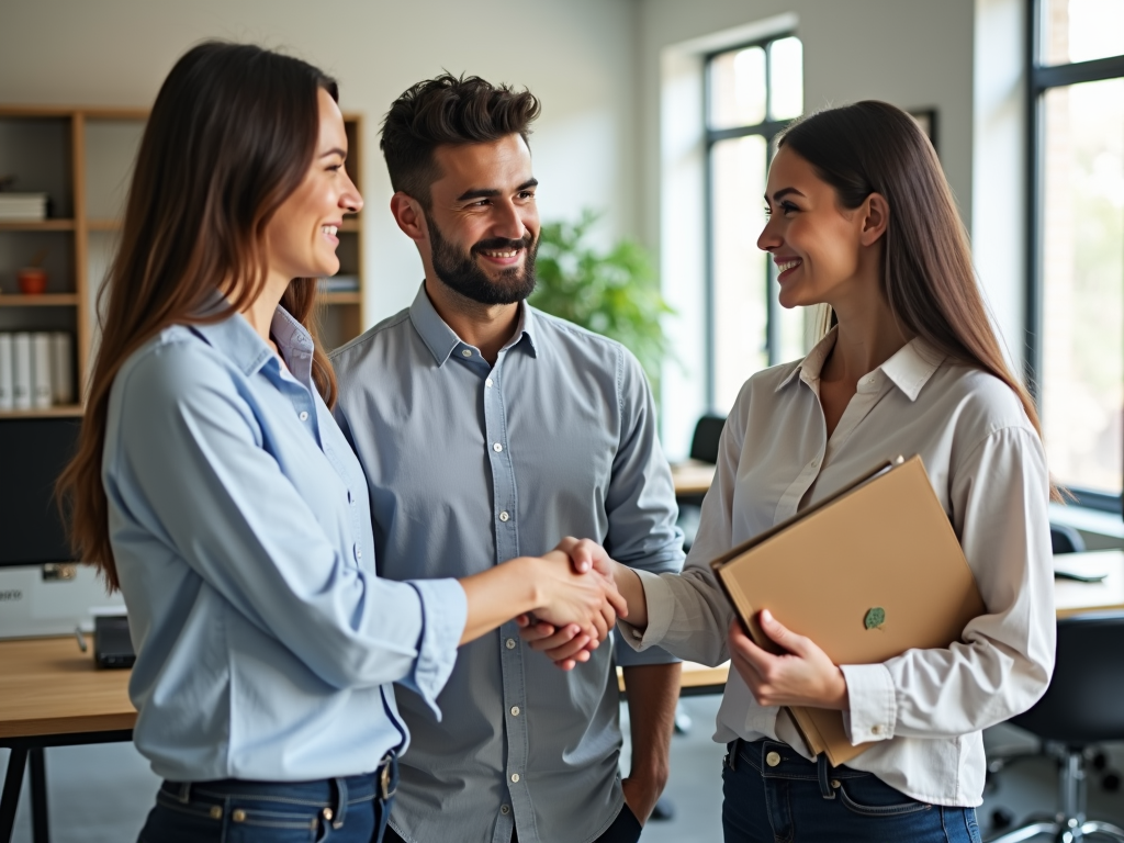 Couple meeting with mortgage lender