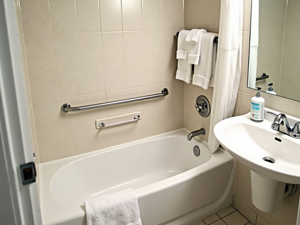 A well-maintained bathroom for an FHA appraisal