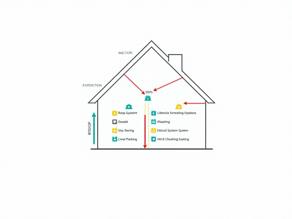 Infographic of home inspection areas