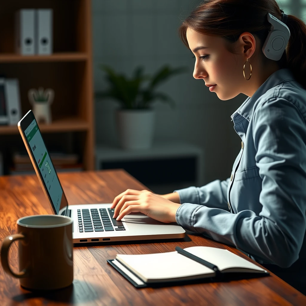 Reviewing credit score on laptop for FHA loan qualification