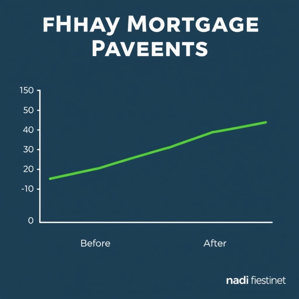 Graph showing FHA refinancing savings