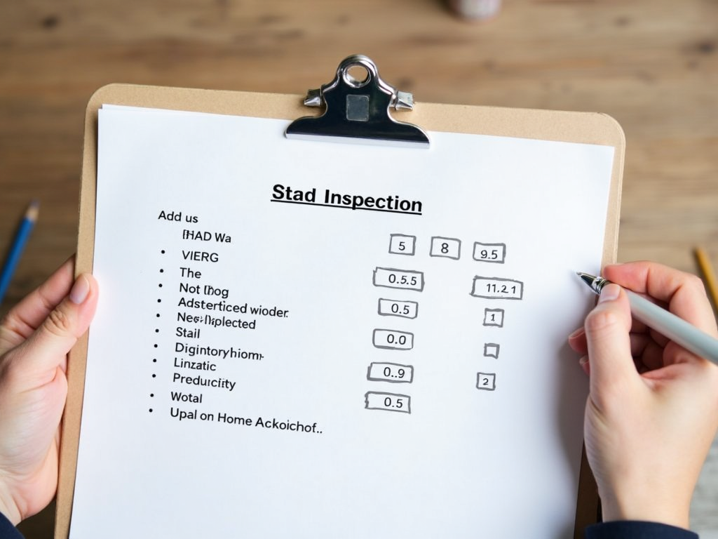 Home inspection report.