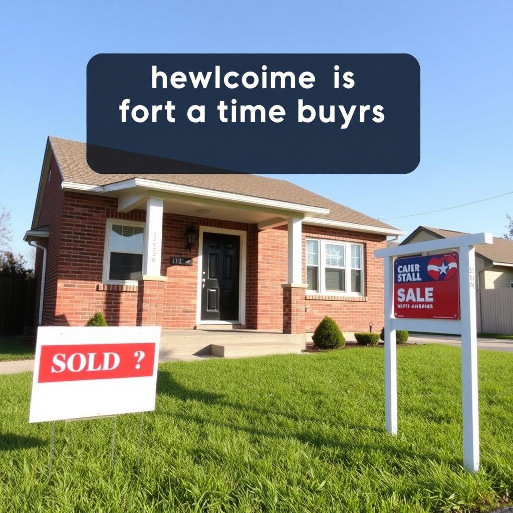 Modest single-family home with a 'Sold' sign in the front yard
