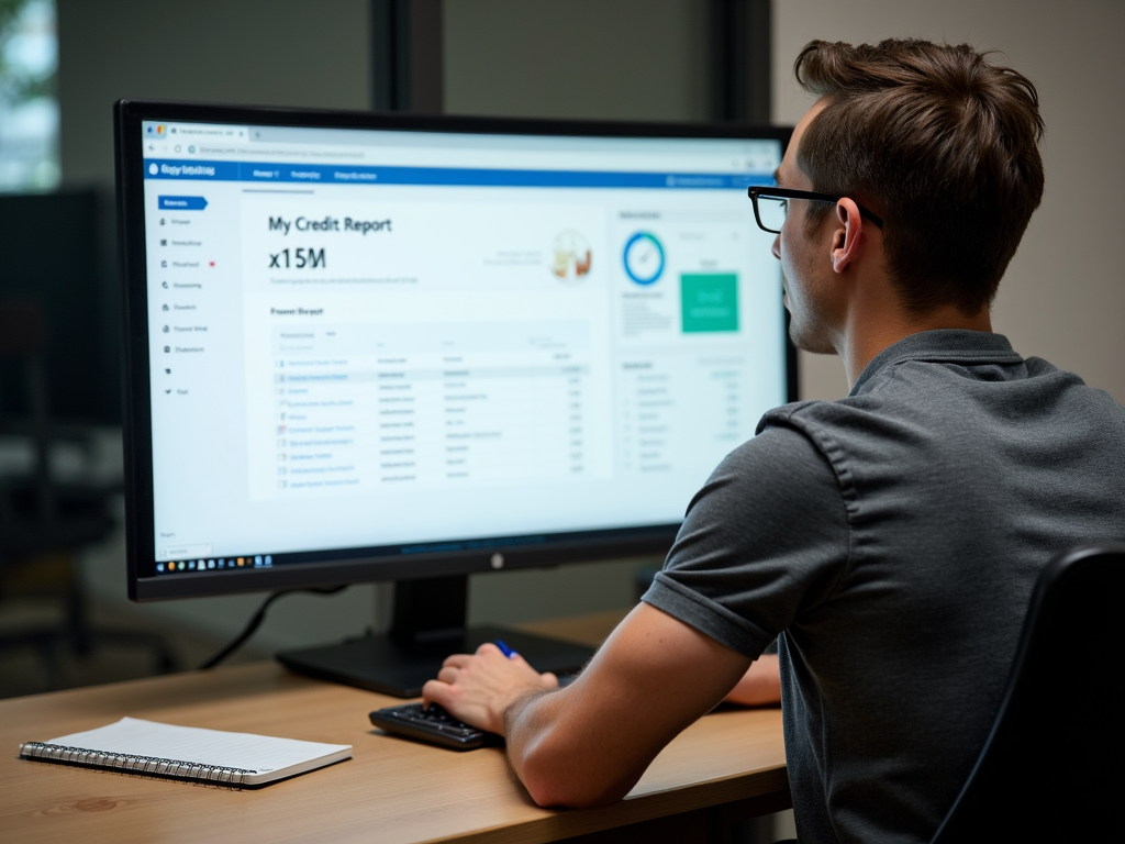 Checking credit report online